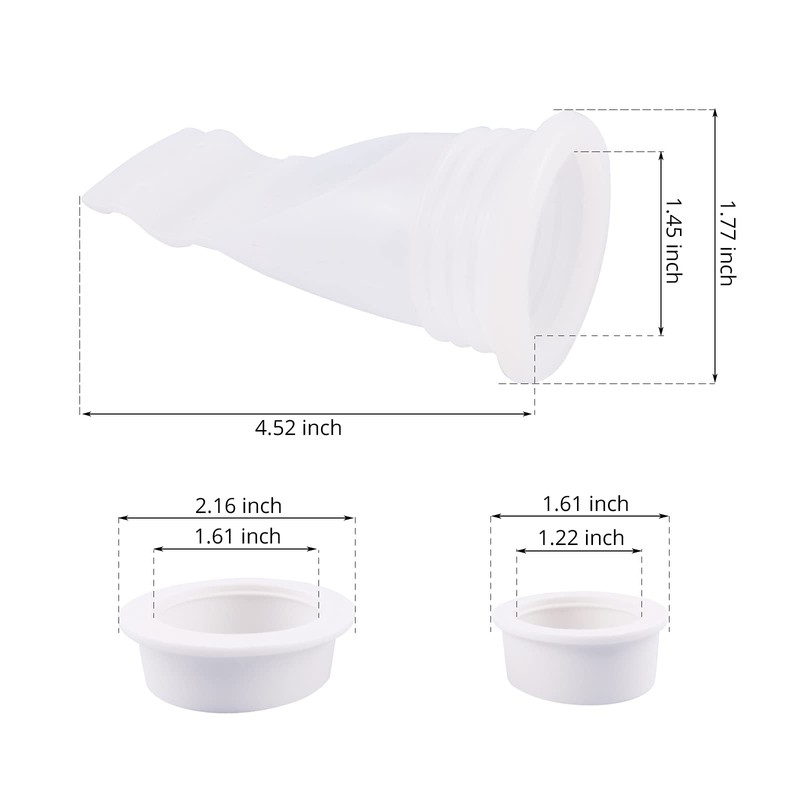 HLZC Drain Backflow Preventer, One Way Valve, Adjustable Silicone Sink