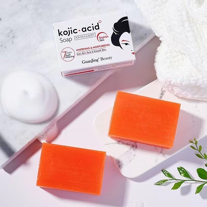 KOJIC ACID FACE & BODY WHITENING SOAP 120G