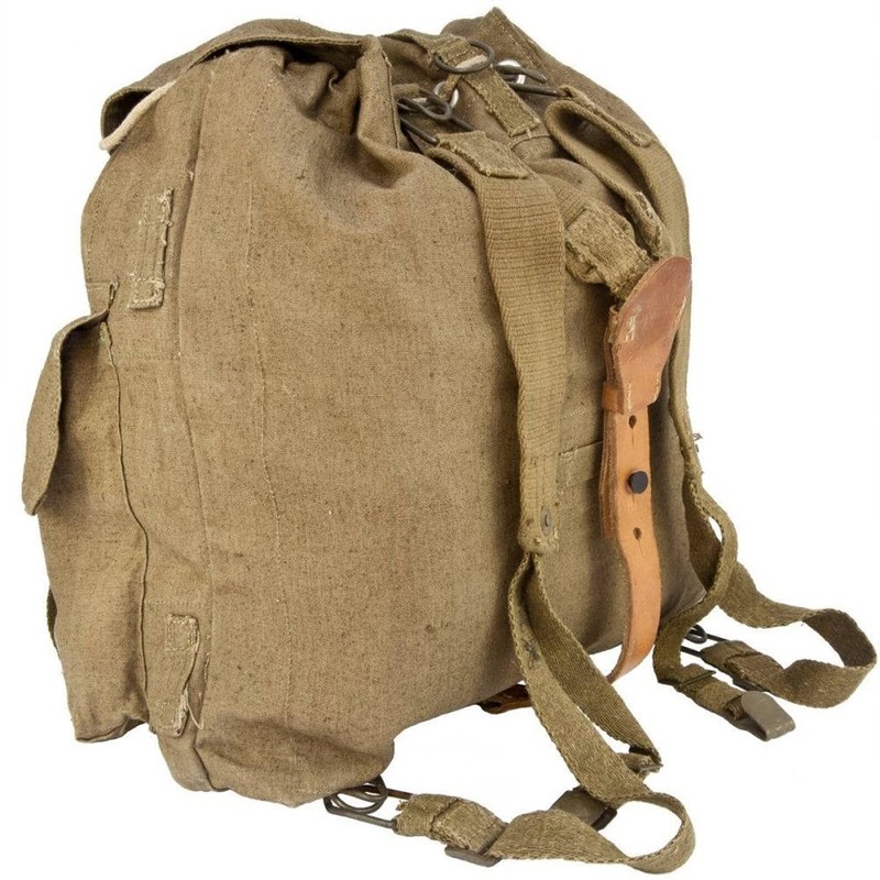 Original Czech army vintage backpack with Y straps suspenders M60