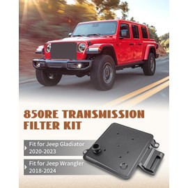 850RE Transmission Filter Kit Fit for Jeep Gladiator 2020-2023, Fit for Jeep Wrangler 2018-2024, Filter with Gaske Replacement 68417054AB