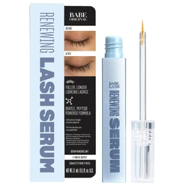 BABE ORIGINAL Renewing Lash Serum – Peptide-Infused Eyelash Serum for Fuller, Longer-Looking Natural Lashes, Lash Enhancing Treatment with Nourishing Botanicals, Vegan & Cruelty-Free Gentle Formula
