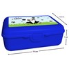 CreaDesign, Children's Lunch Box, Lunch Box, Blue with Compartments, Ideal