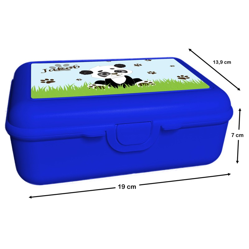 CreaDesign, Children's Lunch Box, Lunch Box, Blue with Compartments, Ideal