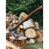 Camping Hatchet -Chopping Axe with Leather Sheath, 22.3" Forged Carbon