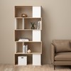 Tvilum Maze Modern Bookcase, Display Shelf and Decorative Room Divider