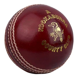 Kookaburra County Club Cricket Ball 5.5oz, Red, Mens