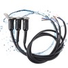 Motorcycle Handlebar Switch,3 Buttons Handlebar Switch Adjustable Mount Waterproof for
