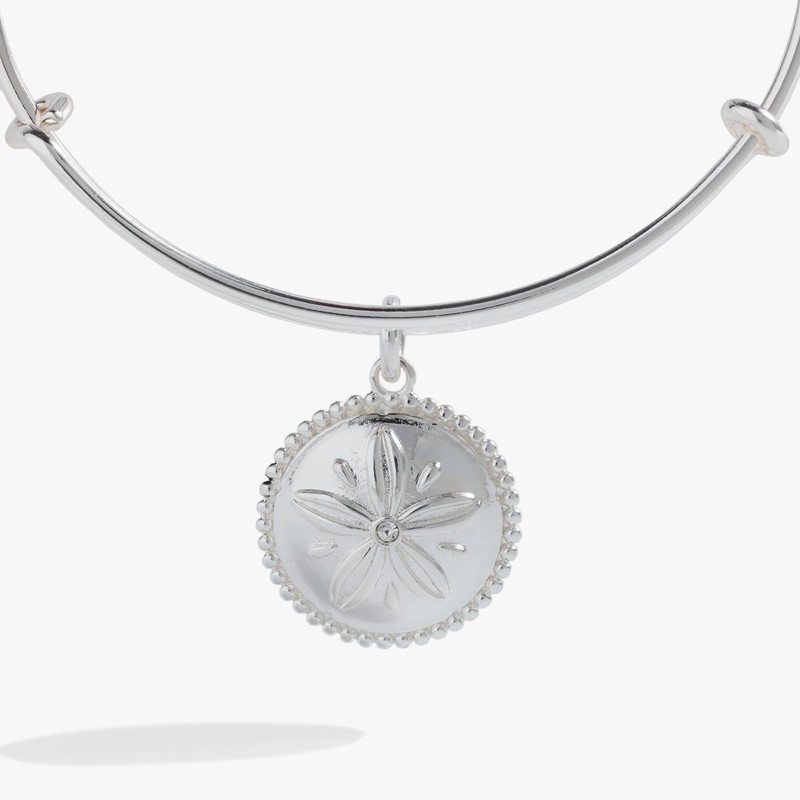 Alex and Ani Sand Dollar Charm Bangle