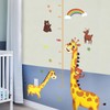 SFr Growth Tracker Height Chart Wall Decal Animal Friends 2ea
