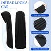 Twistover 2 Pcs Jumbo Dreadlock Cap Hair Dreads Head Wrap