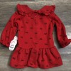 Wonder Nation baby Girl Dress Tights Set Outfit 6-9M Red