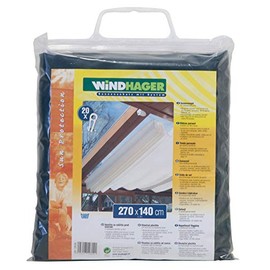 Windhager Sunshade for Cable-Mounted Solid Green – 270 x 140 cm