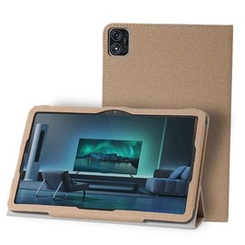 Qiawum Tablet Case for CHUWI HI10 XPro Tablet PC 10.1 Inch, Premium PU Leather Folio Folding Stand Protective Tablet Case Cover with Auto Wake/Sleep for CHUWI HI10XPro Tablet PC 10.1 Inch (Gold)