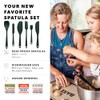 DI ORO 6-Piece Silicone Spatula Set - Heat-Resistant Kitchen Utensils