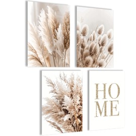 Boho Picture Set Poster Decoration Set Wall Decoration Set Abstract Pictures Aesthetic Set Yoga Poster Wall Pictures Living Room Poster Flowers Set