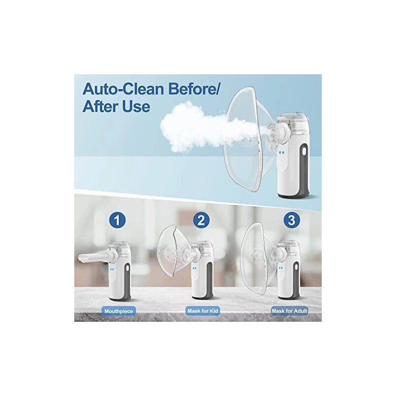 Portable Nebulizer - Mini Nebulizer Machine,Handhe<wbr/>ld Nebulizer for Breathing ...
