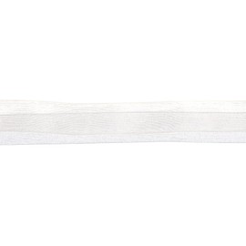 AeraVida Stylish Grey & Yellow Double Ribbon Choker Necklace with .925 Sterling Silver Clasp | Ribbon Necklace with Clasp | Necklaces for Women | Ribbon Choker Necklace | Mesh Necklace