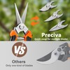 Preciva 4-in-1 Garden Pruning Shears, Gardening Shears with 4 Size