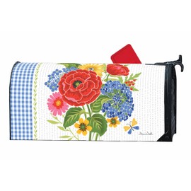 Studio M Farmhouse Fresh Decorative MailWrap, The Original Magnetic Mailbox Cover, Made in USA, Superior Weather Durability, Standard Size fits 6.5W x 19L Inch Mailbox