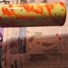 A cup to drink hot and cold 20 0z type tumbler