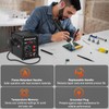NEWACALOX Hot Air Rework Station 500°C Soldering Station with Hot