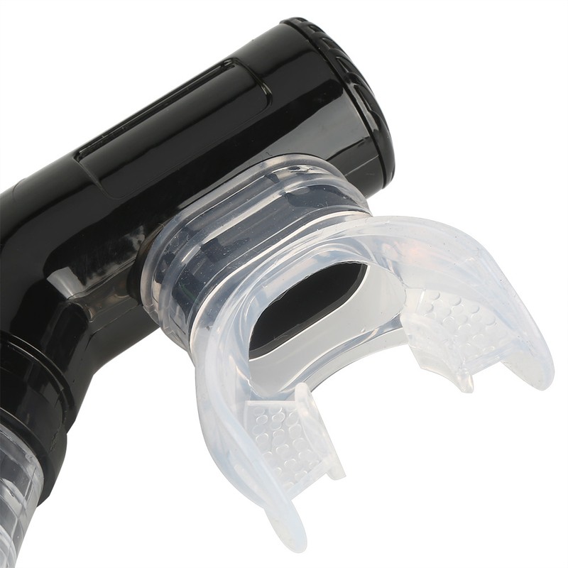 Comfortable Full Dry Snorkel with Silicone Mouthpiece Easy Breathe Snorkel