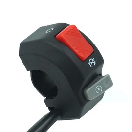 12V Right Motorcycle Switches 7/8" 22mm Handlebar Mount Headlight Fog Light Horn ON Off Start Kill Switch