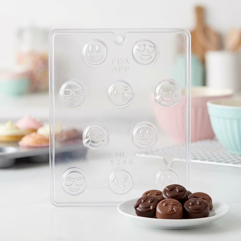 Candy Molds N More Emoji Bite Size Chocolate Candy Mold
