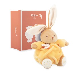 Kaloo - Cuddly Blanket Rabbit Yellow 17 cm - Ultra Soft and Fluffy Plush Toy for Babies - Delicate Companion from Birth - Ideal Size for Small Hands - Gift for Birth - K214012