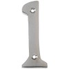 Merriway BH03000 Numeral, 50mm (2 inch) - No. 1, Polished