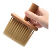Beavorty Neck Duster Barber Brush Soft Cleaning Tool with Wooden