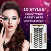 Magnetic Eyelashes Natural Look - 10 Pairs False Eyelashes Magnetic