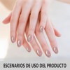 Juego De 24 Piezas Uñas Press On Cortas, Uñas Postizas