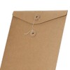 10Pcs A4 Kraft Paper File Folder Browm Filing Envelope Folder