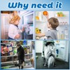 Molain 2 Pcs Child Proof Refrigerator Lock, Upgrade Pet Safety