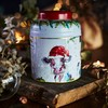 New English Teas Christmas Cow Tea Caddy with 80 English