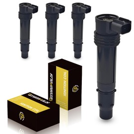 Decoropolis 4 PCS Ignition Coil Pack F6T570 Compatible With Kawasaki ZX636 ZX6R ZXR9F ZX R9F 636 Kawasaki Ninja ZX-6R 2003-2018| Ninja ZX-6RR 2003-2006 21171-0021 21171-1282