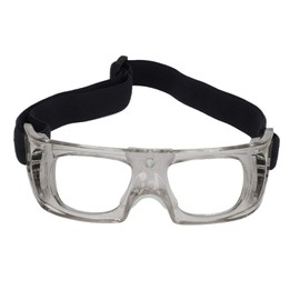 Basketball Glasses, Sport Goggles Free Regulable Design Impact Resistant Curved Fit for Cycling (Gray)