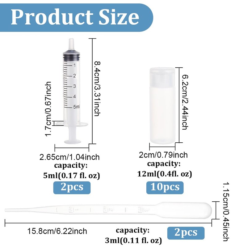 BENECREAT 10 Pcs 12ml Divided Bottles Plastic Translucent Lotion Cream