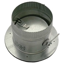 5" Round Take-Off Collar w/Damper, 26 ga.