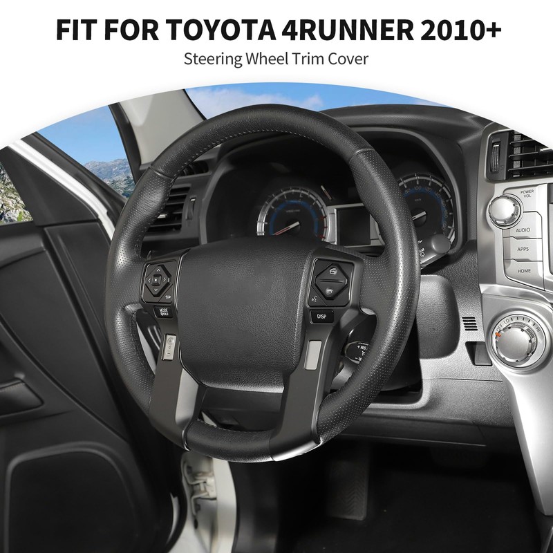 JeCar Steering Wheel Overlay Trim Cover Interior Accessories Fit for