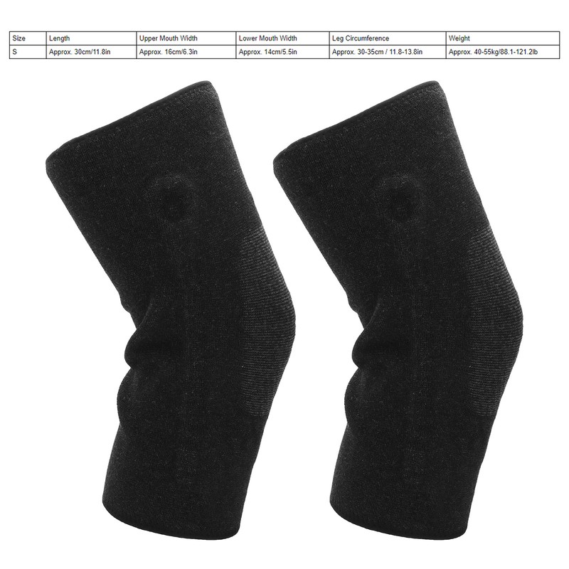 2pcs Knee Braces Graphene Warm Protective Prevent Slip Knee Compression