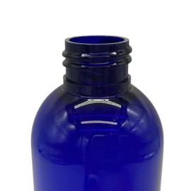 Natural Farms 12 Pack - 8 oz – Empty Squeeze Plastic Bottle - Cosmo Blue with White Pump - for Essential Oils, Perfumes, Cleaning Products