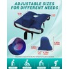 Anti-slip Wheelchair Cushion with Pommel Wedge and Seat Belt for