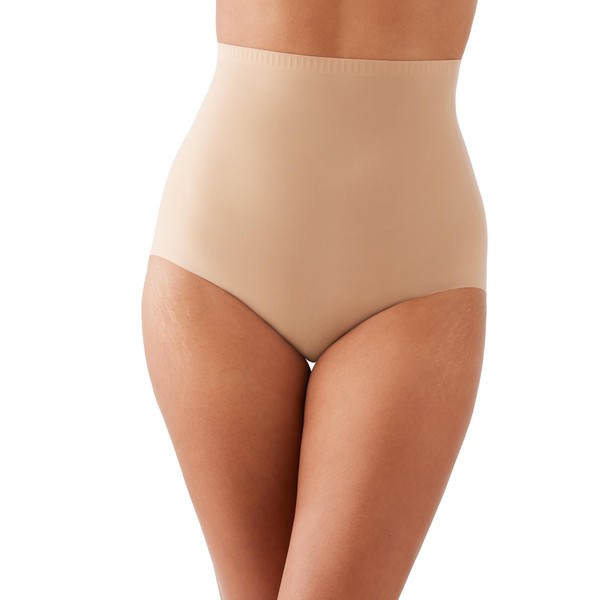 Wacoal Women's Skinsense Shaping Hi Waist Brief, Praline, Small
