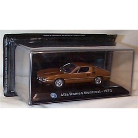 ixo Supercars collection Alfa Romeo Montreal 1970 Bronze car 1:43 scale diecast model