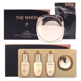 The History of Whoo 더후 천율단 화율 시그니처 쿠션 21호 스페셜 세트 역매팩 The History of Whoo Cheonyeoldan Hwa-yul Signature Cushion No. 21 Special Set Yeokmae Pack
