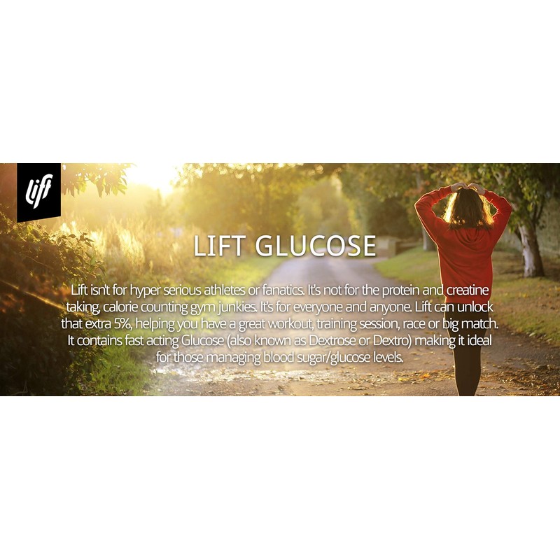 Lift | Fast-Acting Glucose Chewable Energy Tablets | Lemon &