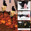 Luces Solares Halloween de Calavera, Estacas para Jardin Halloween, Impermeable