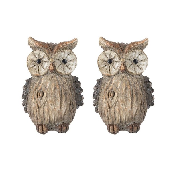 Ideen mit Herz Decorative Owls Figurines 9 cm High 6